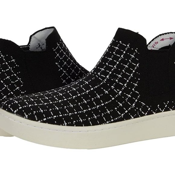 SKECHERS Arch Support Fit Cup slip on stretch shoes sneakers black white womens - Picture 6 of 8